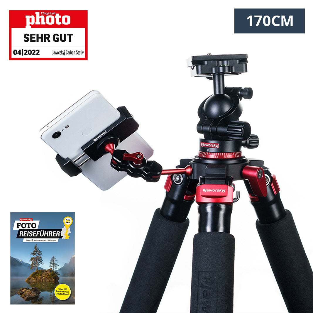 #jaworskyj Carbon tripod incl. ball head - 130cm